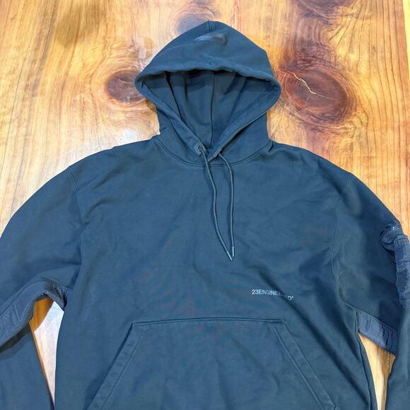 Jordan Men's Sweatshirt L DJ0202 Hoodie Zip Cotton Flight 23 Engineered E4-8 - Picture 3 of 6